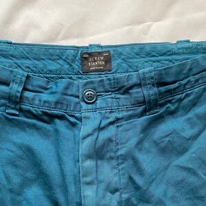 J.Crew Stanton Teal Chino Shorts